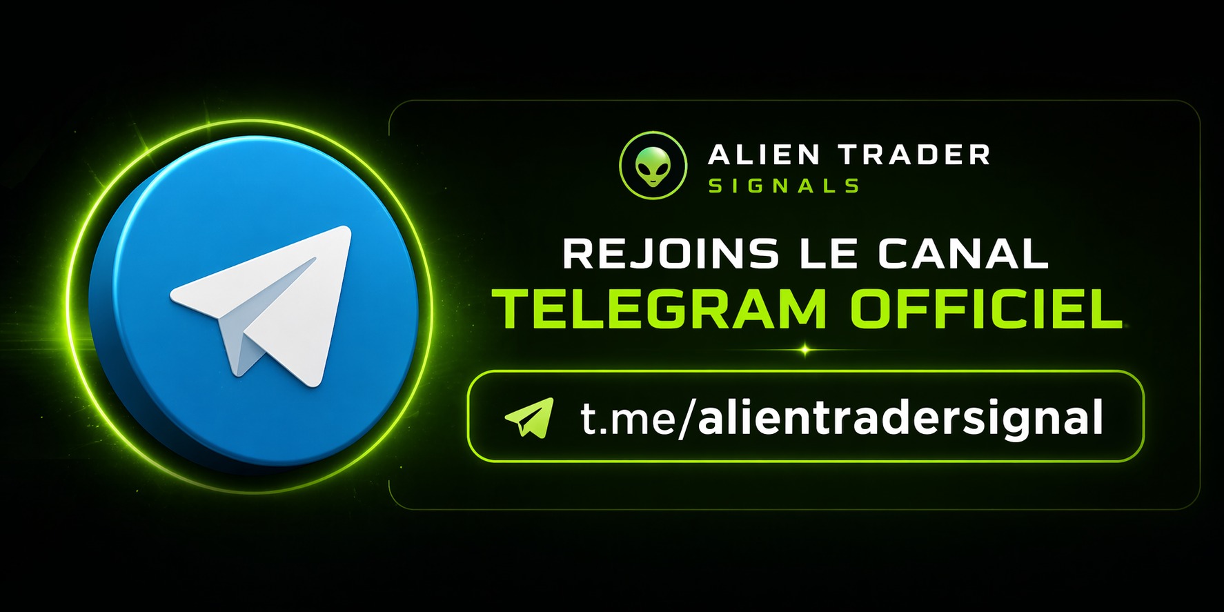 Rejoindre le canal Telegram Alien Trader